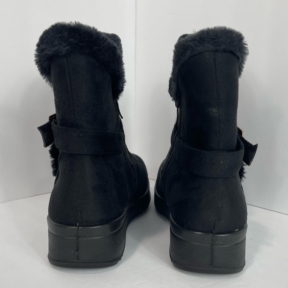 Patrizia By Spring Step Campi Black Boots Size 8 - Picture 9 of 12